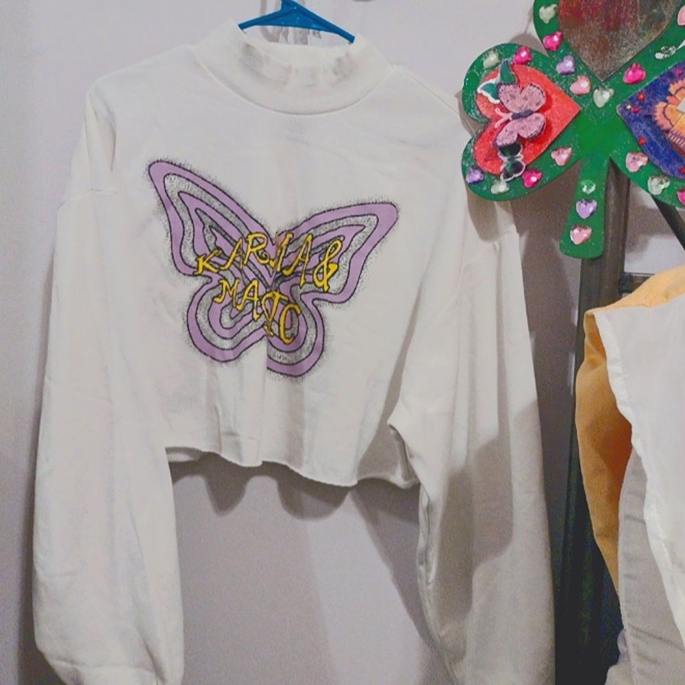 Karma and Magic Crop Top Sweater shirt